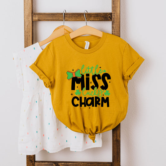 Little Miss Lucky Charm | Youth Short Sleeve Crew Neck