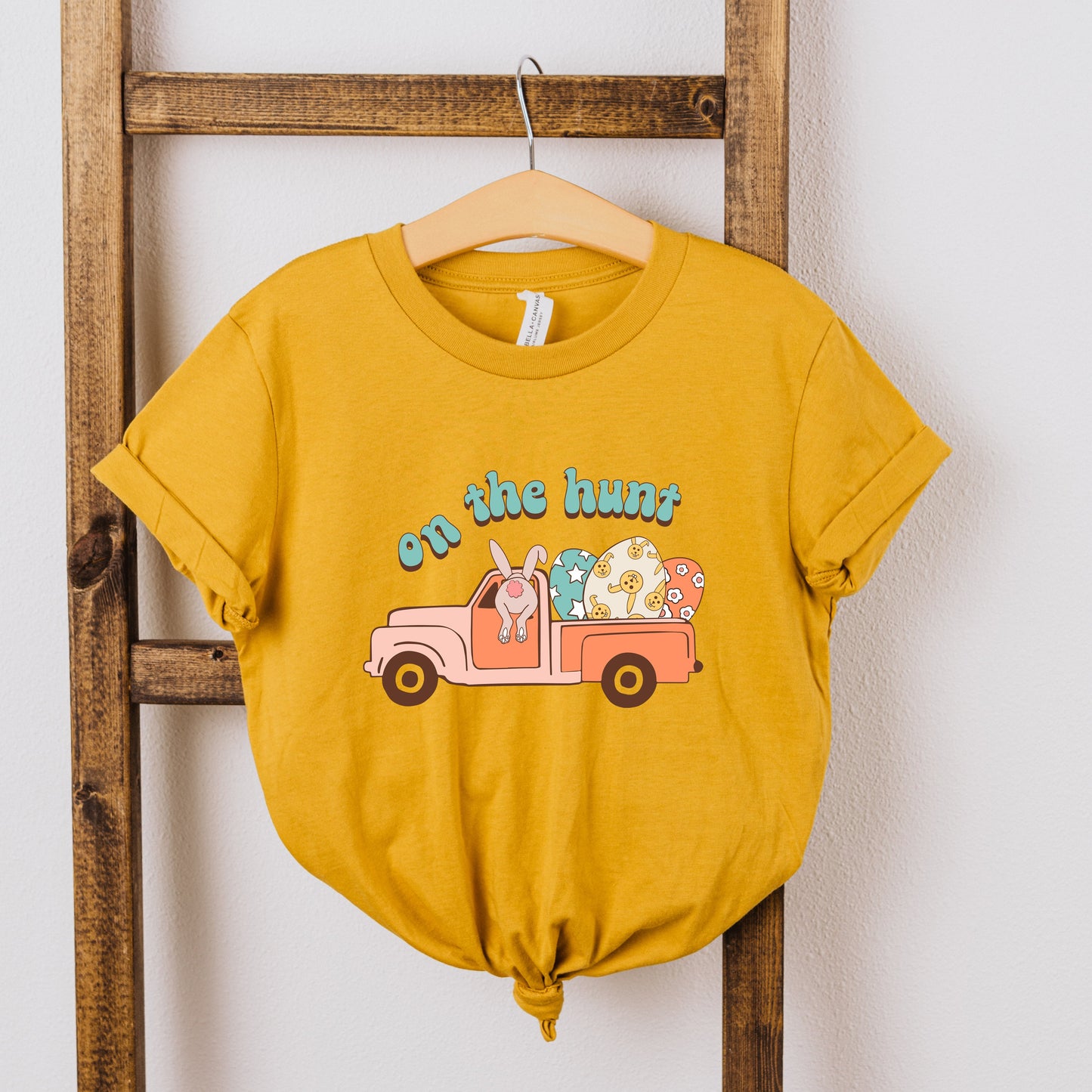 On The Hunt Truck Eggs | Youth Short Sleeve Crew Neck