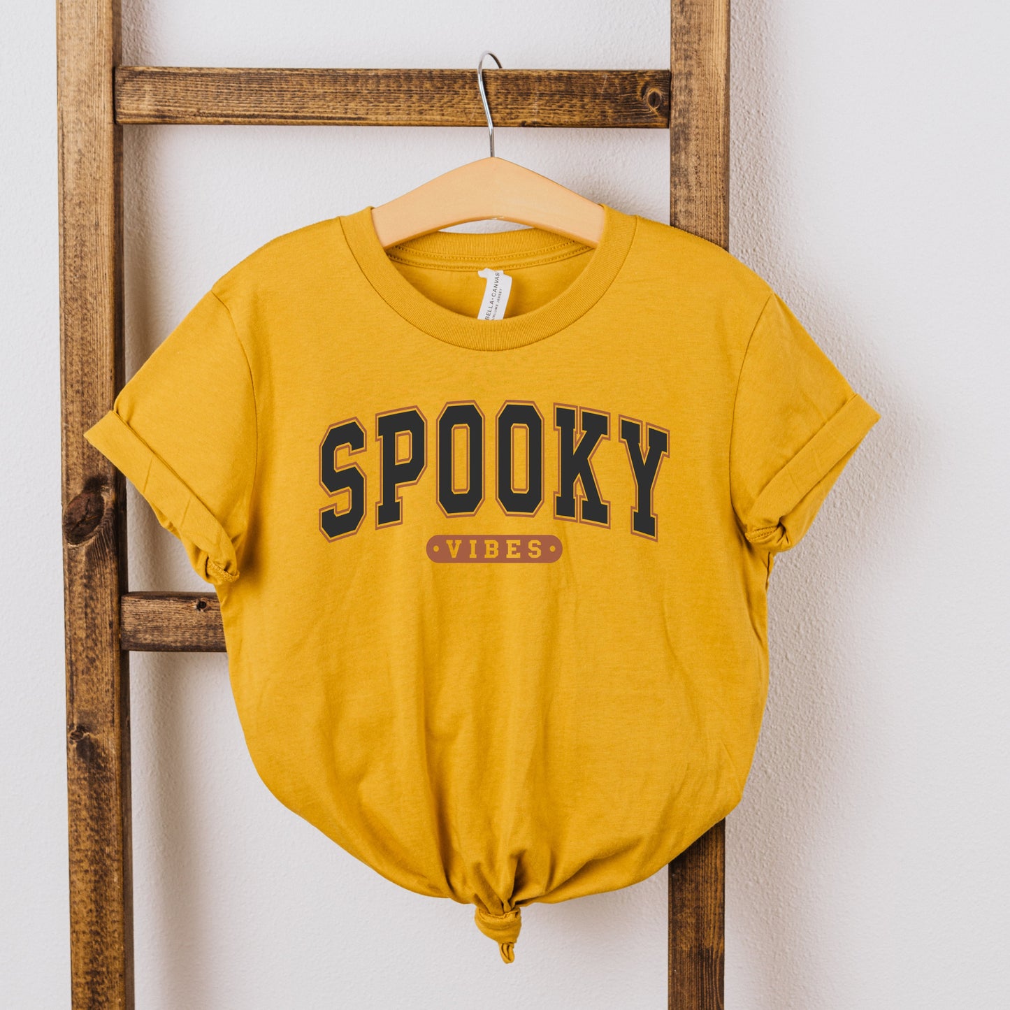 Varsity Spooky Vibes | Youth Short Sleeve Crew Neck