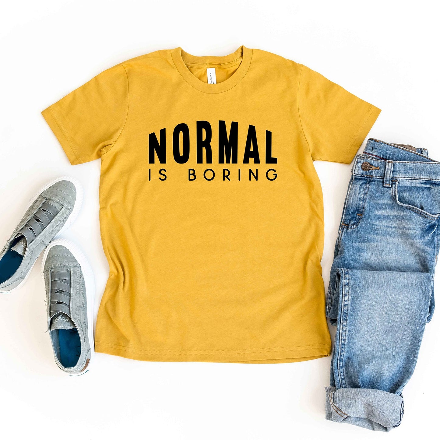 Normal Is Boring | Youth Short Sleeve Crew Neck