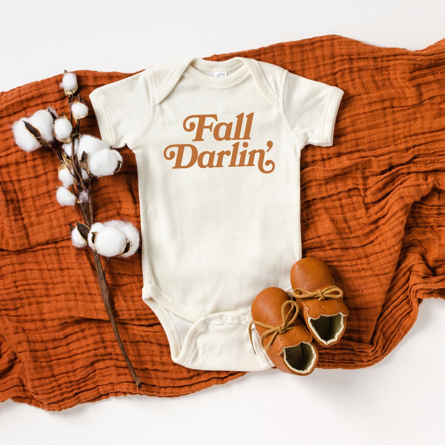 Fall Darlin' | Baby Graphic Short Sleeve Onesie