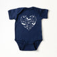 Ghosts Heart | Baby Graphic Short Sleeve Onesie