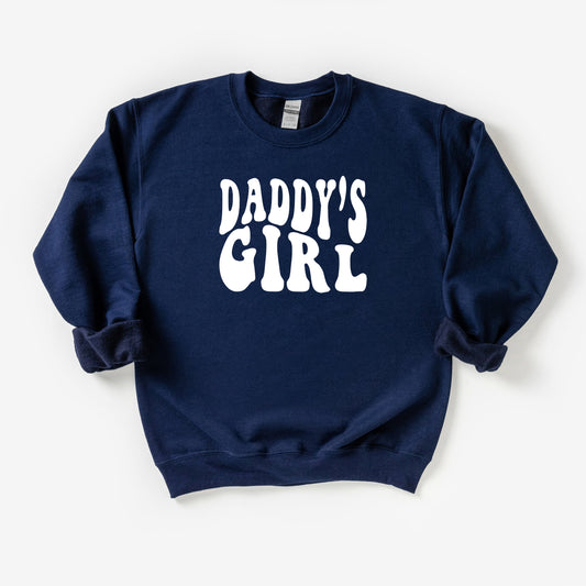 Daddy's Girl Wavy | Youth Sweatshirt