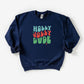 Holly Jolly Dude Wavy | Youth Sweatshirt