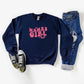 Mama's Girl Flower | Youth Sweatshirt