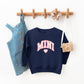 Mini Curved Floral | Youth Sweatshirt