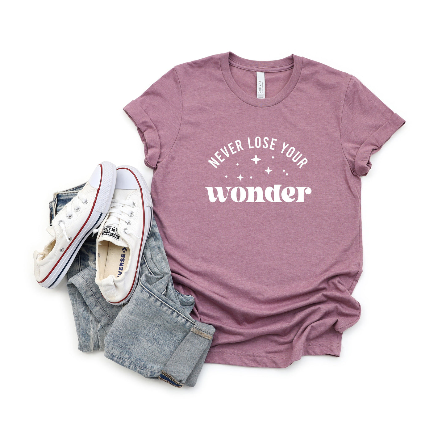 Never Lose Your Wonder | Youth Short Sleeve Crew Neck