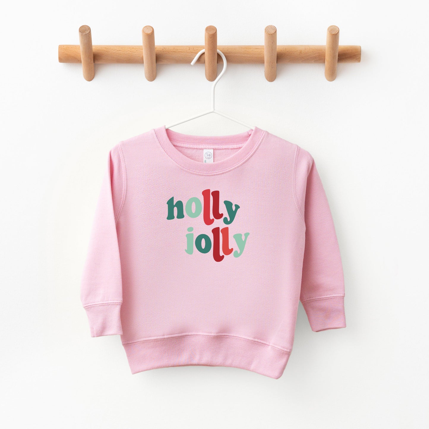 Holly Jolly Colorful | Toddler Sweatshirt