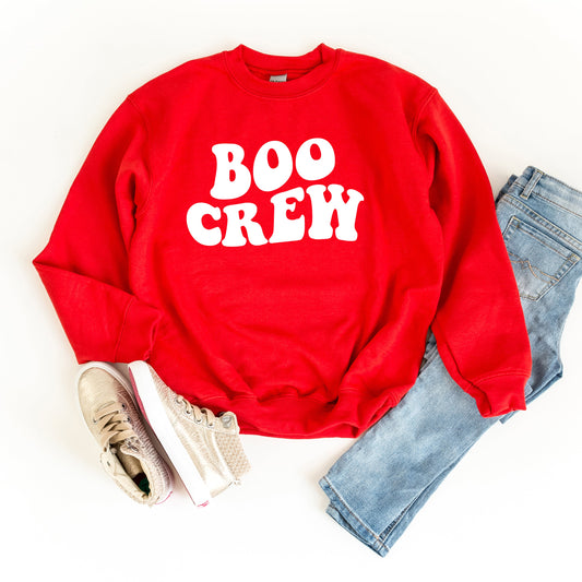 Boo Crew Wavy | Youth Sweatshirt