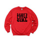 Daddy's Little Girl Wavy | Youth Sweatshirt