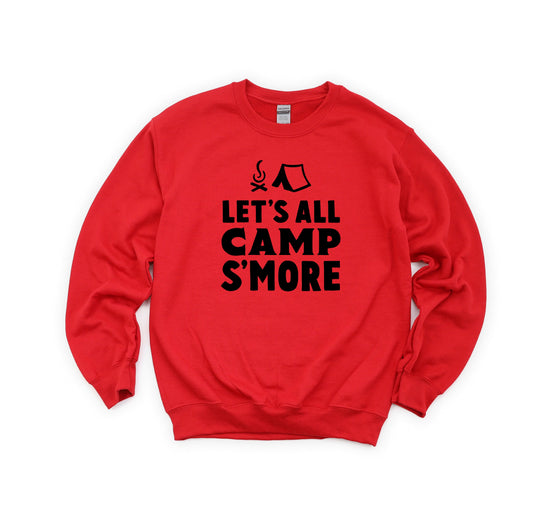 Let's All Camp S'more | Youth Sweatshirt