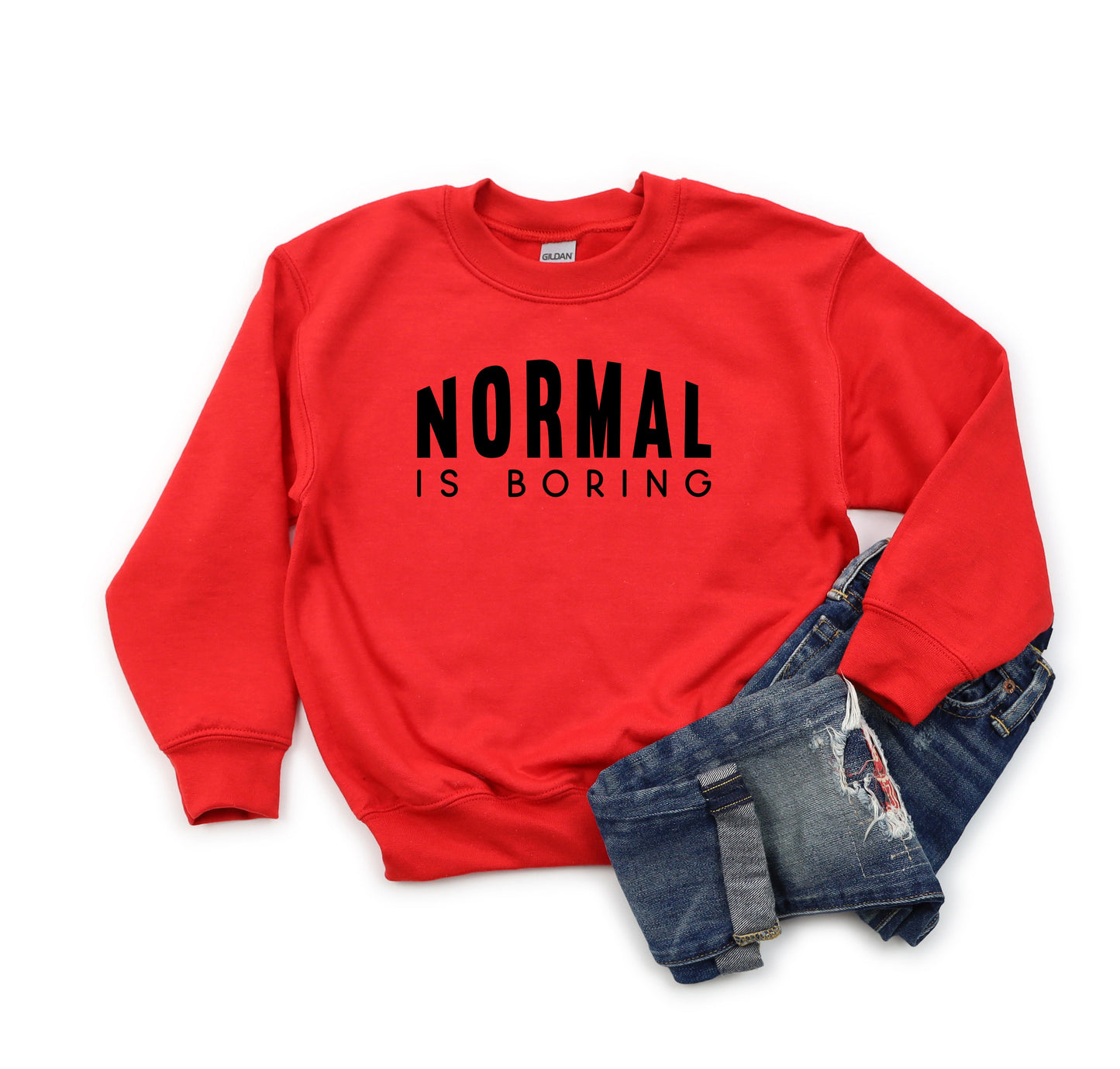 Normal Is Boring | Youth Sweatshirt