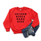 Chicken Nugs And Mama Hugs | Youth Sweatshirt