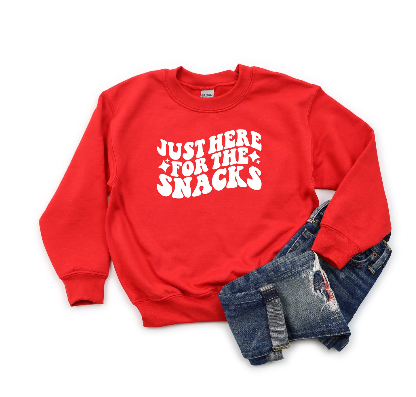Here For The Snacks Stars | Youth Sweatshirt