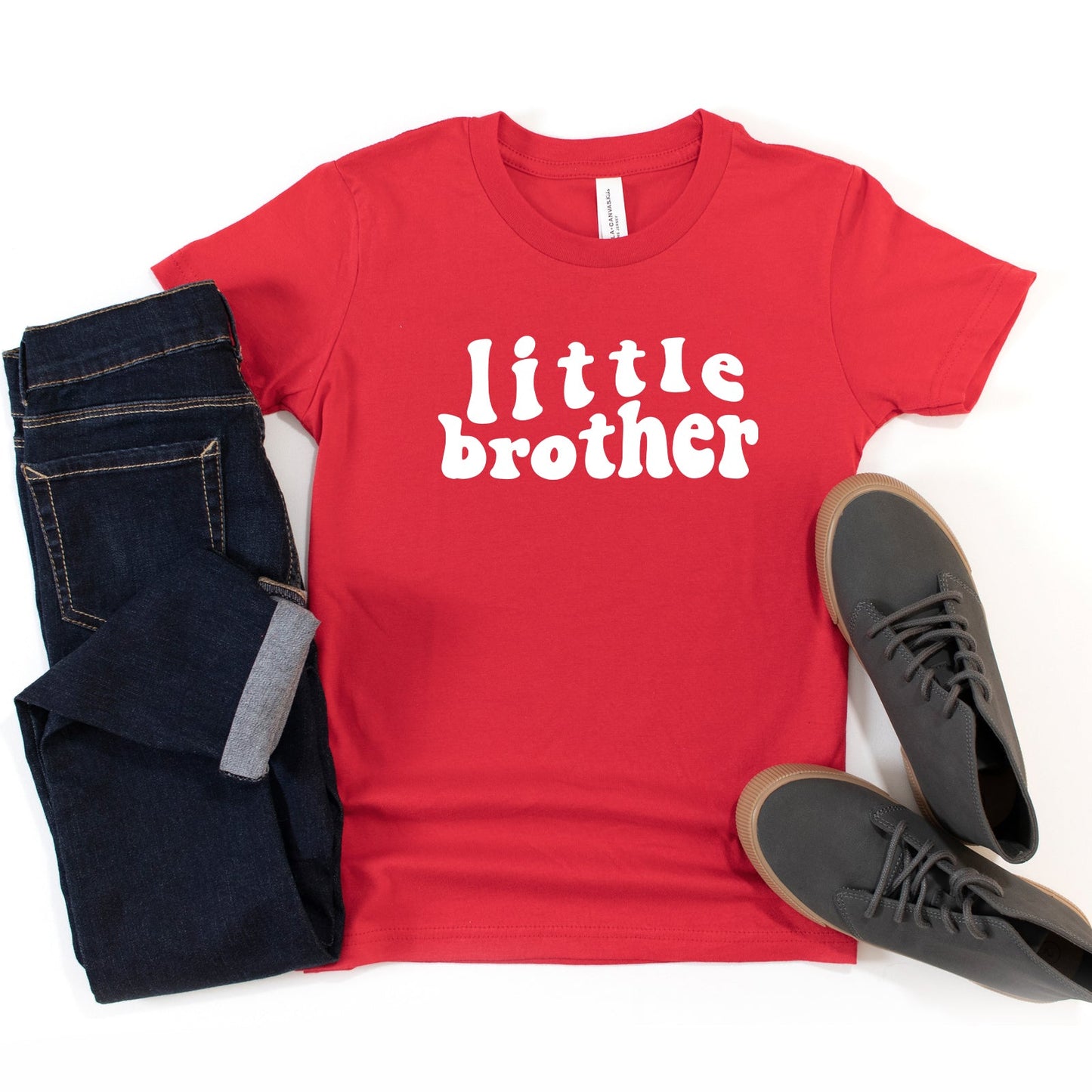 Little Brother Wavy | Youth Short Sleeve Crew Neck