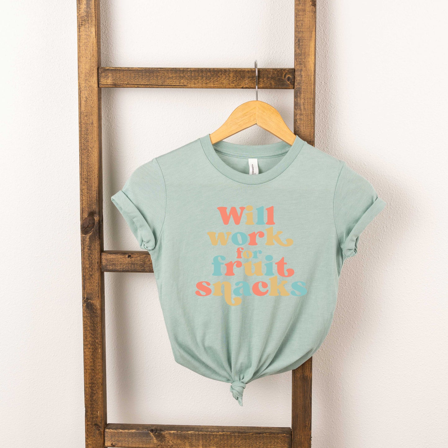 Work For Fruit Snacks Colorful | Youth Short Sleeve Crew Neck