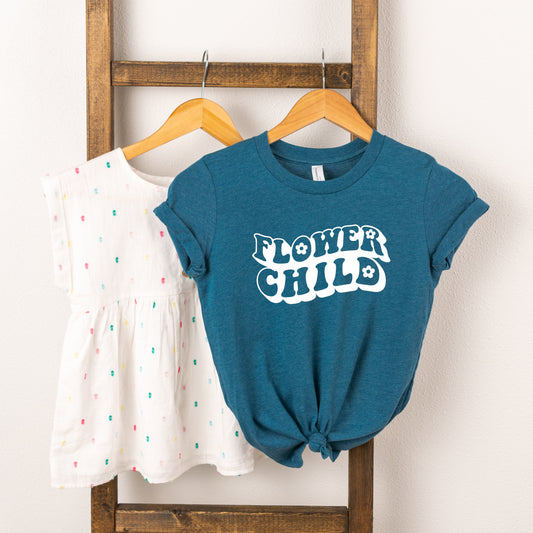 Flower Child | Toddler Short Sleeve Crew Neck