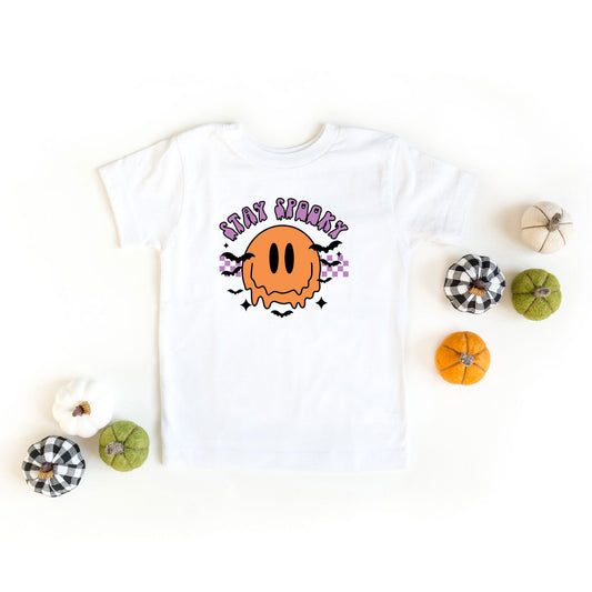 Stay Spooky Smiley Bats | Youth Graphic Short Sleeve Tee