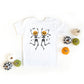Pumpkin Skeleton | Toddler Short Sleeve Crew Neck