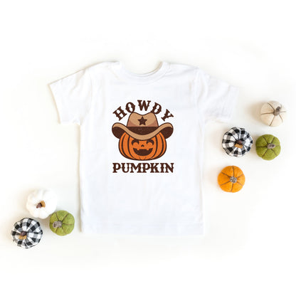 Howdy Pumpkin Hat | Youth Graphic Short Sleeve Tee