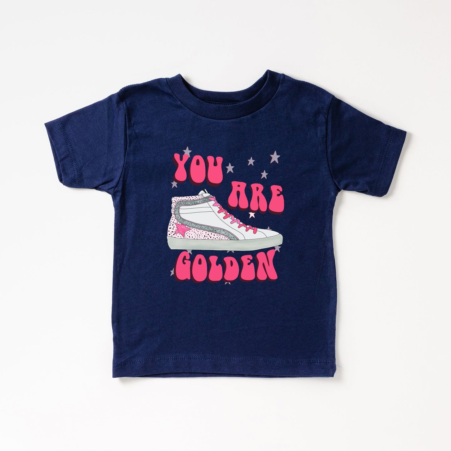 You Are Golden Shoe | Toddler Graphic Short Sleeve Tee
