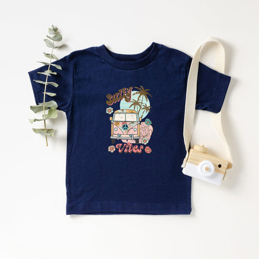 Salty Vibes Van | Toddler Short Sleeve Crew Neck