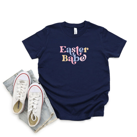 Easter Babe Colorful | Youth Short Sleeve Crew Neck