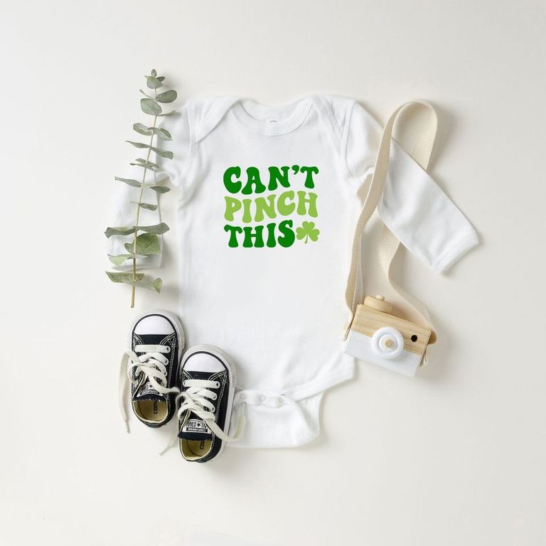 Can't Pinch This Shamrock | Baby Long Sleeve Onesie