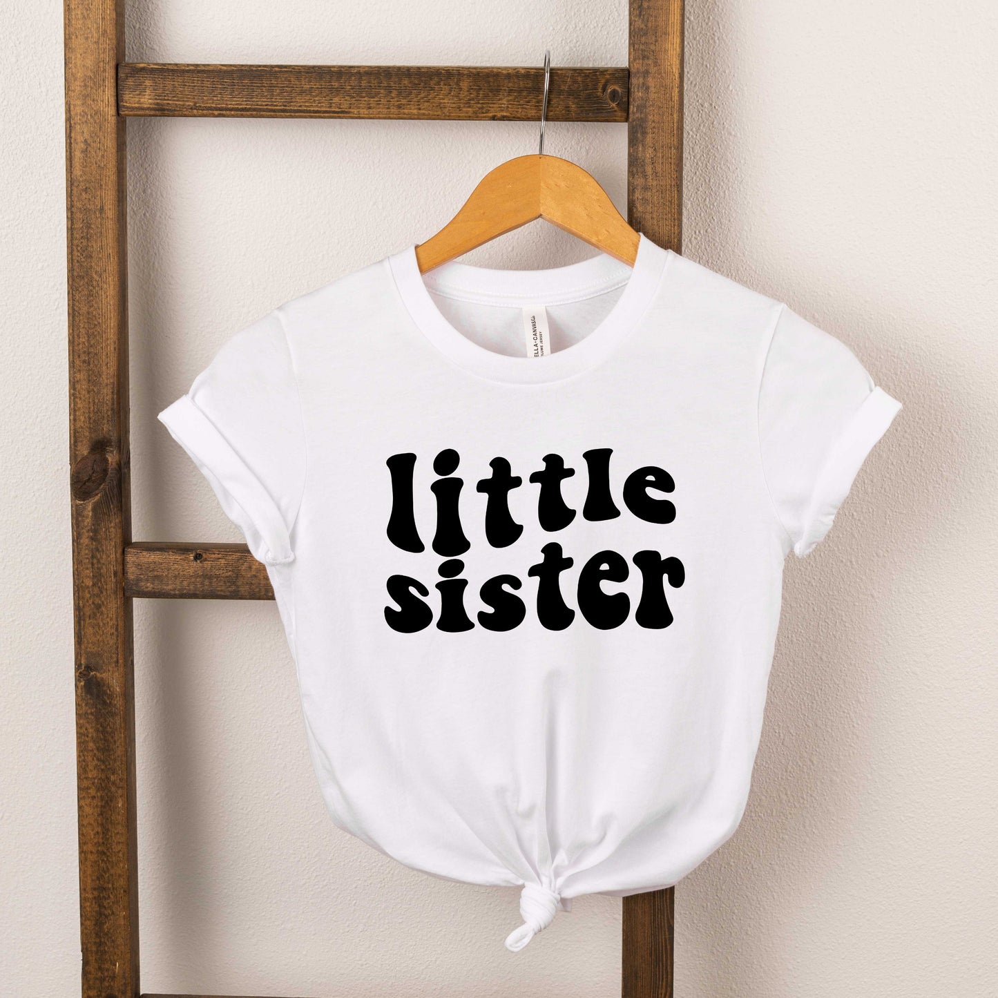 Little Sister Wavy | Youth Short Sleeve Crew Neck