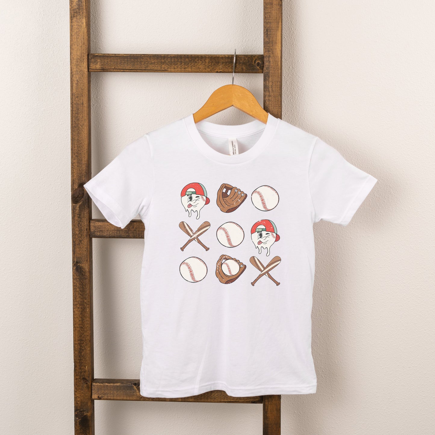 Baseball Collage | Toddler Short Sleeve Crew Neck