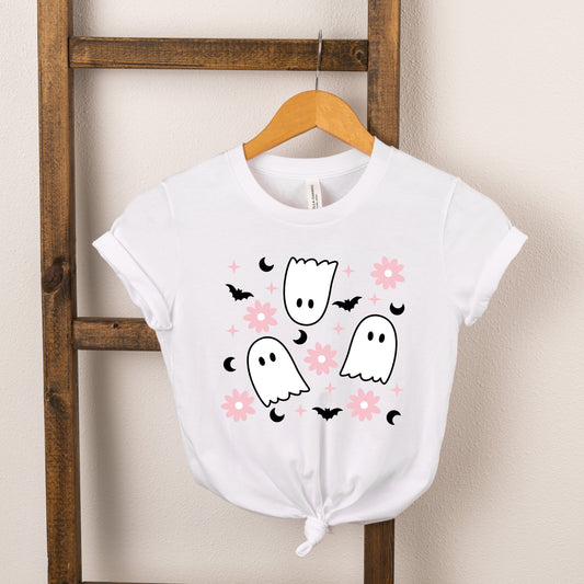 Ghost Flowers | Toddler Short Sleeve Crew Neck