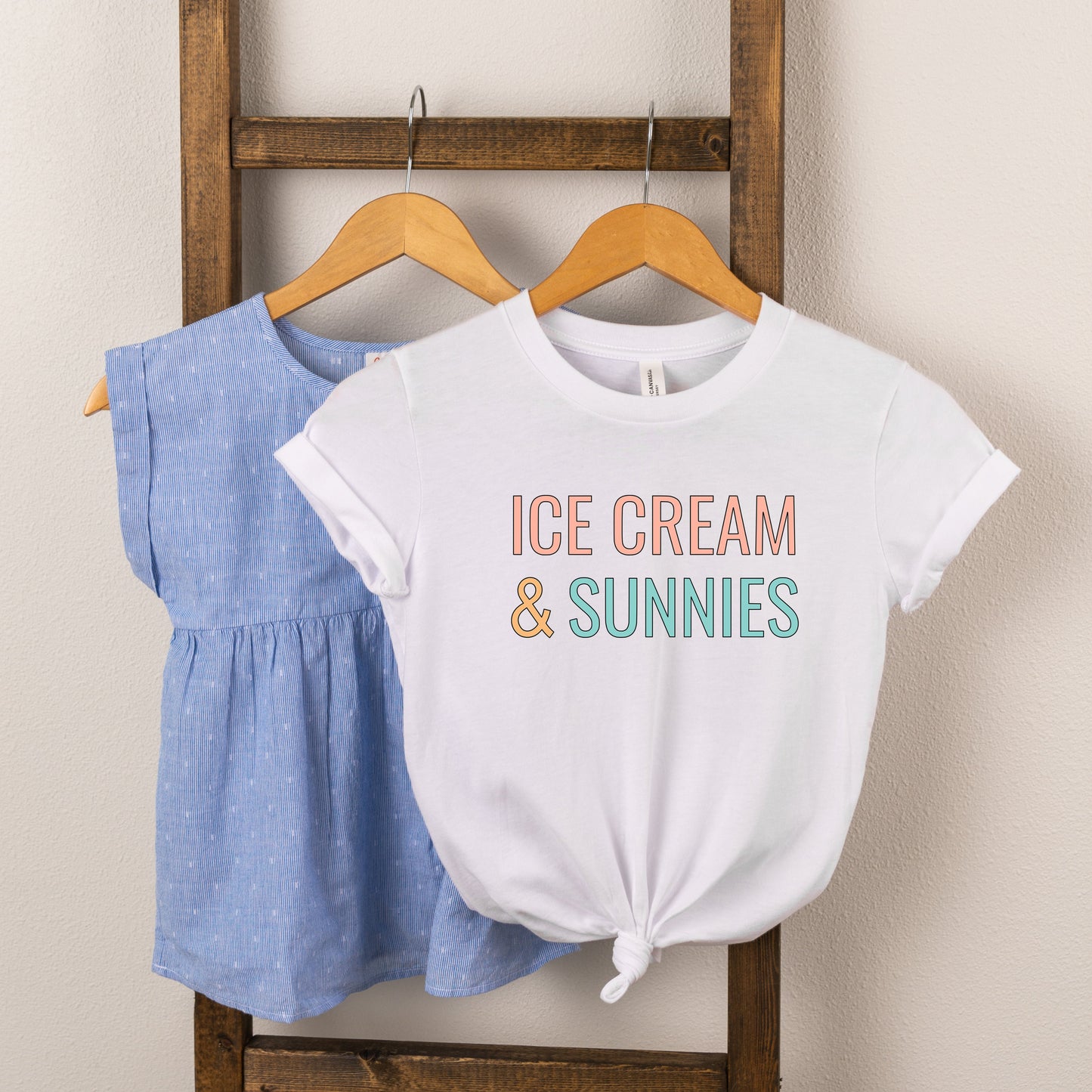 Ice Cream And Sunnies | Youth Short Sleeve Crew Neck