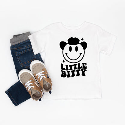 Little Bitty Smiley | Toddler Short Sleeve Crew Neck
