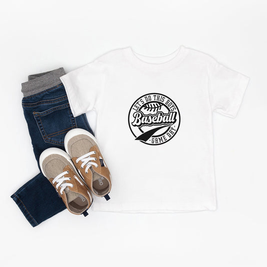 Let's Do This Boys Game Day | Toddler Short Sleeve Crew Neck