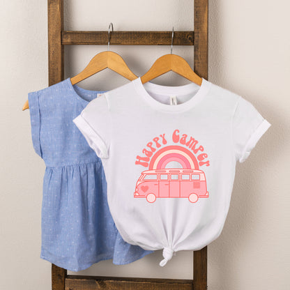 Happy Camper Van | Toddler Short Sleeve Crew Neck