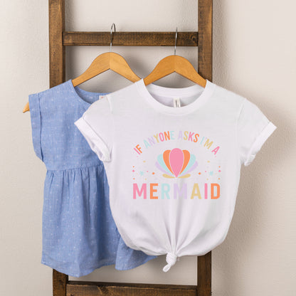 I'm A Mermaid | Toddler Short Sleeve Crew Neck