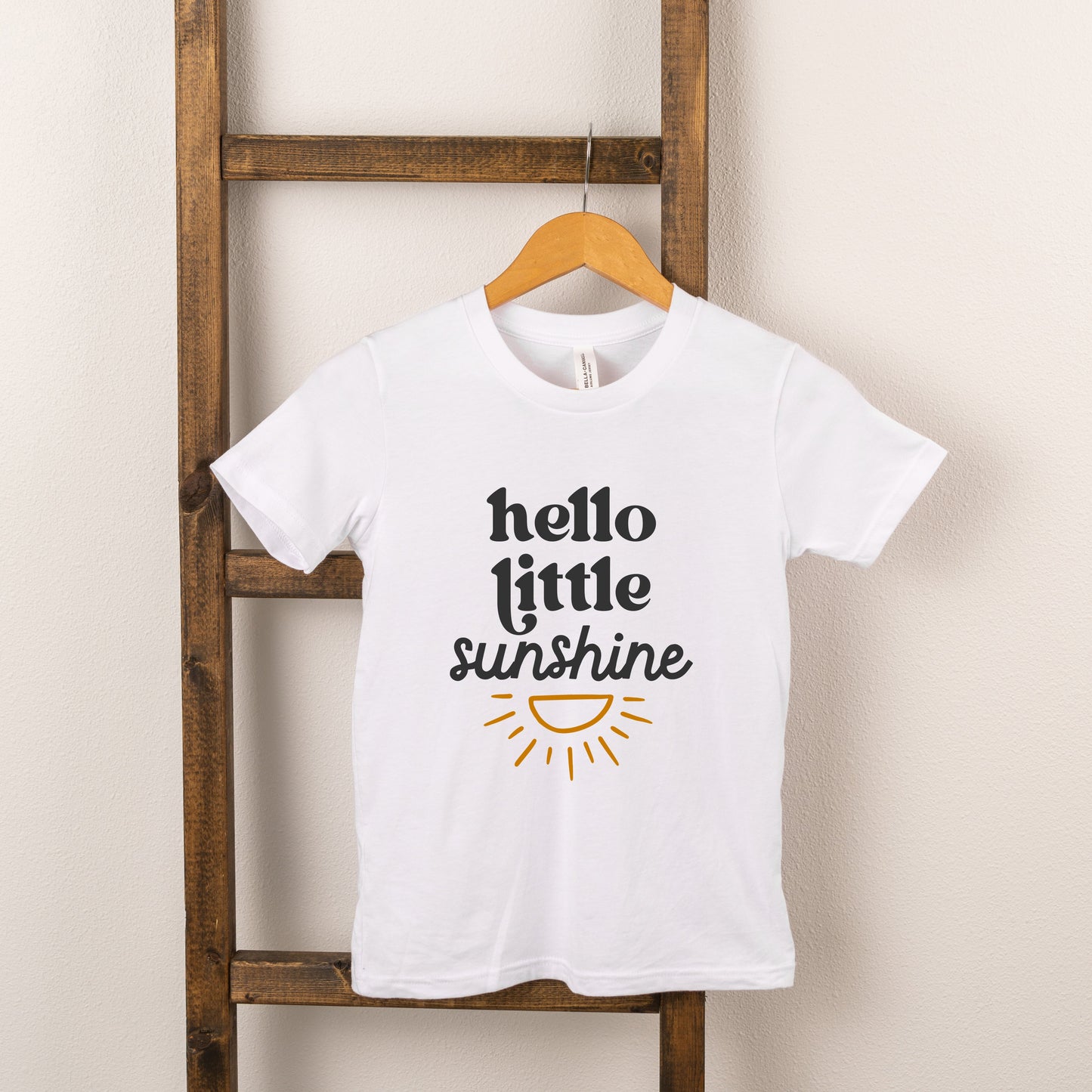 Hello Little Sunshine | Toddler Short Sleeve Crew Neck