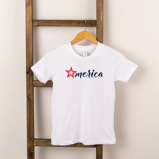 Merica Star | Toddler Short Sleeve Crew Neck