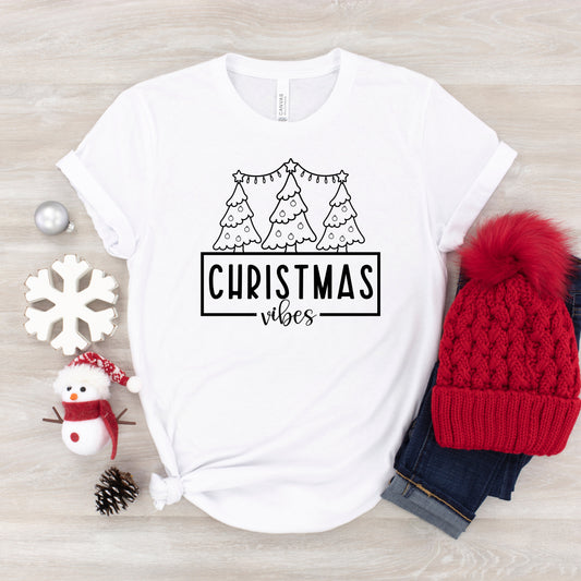 Christmas Vibes | Youth Short Sleeve Crew Neck
