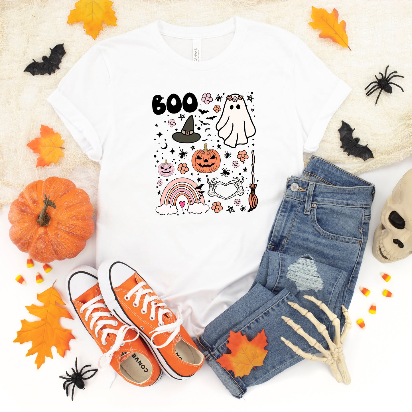 Boo Collage | Youth Graphic Short Sleeve Tee