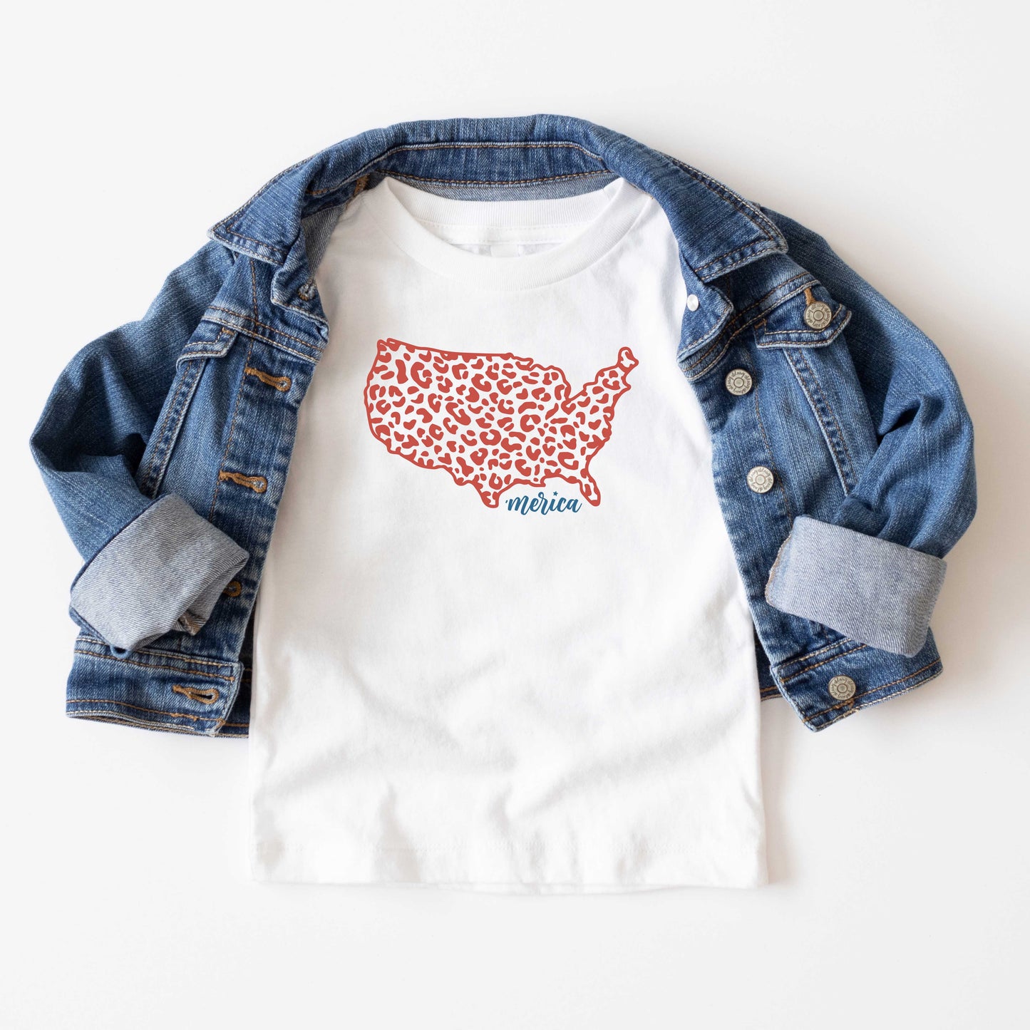 Merica Map | Youth Short Sleeve Crew Neck