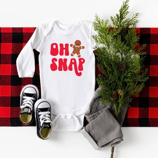 Oh Snap | Baby Long Sleeve Onesie