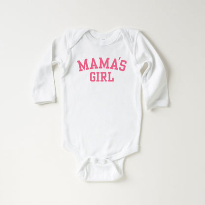 Mama's Girl Varsity | Baby Long Sleeve Onesie