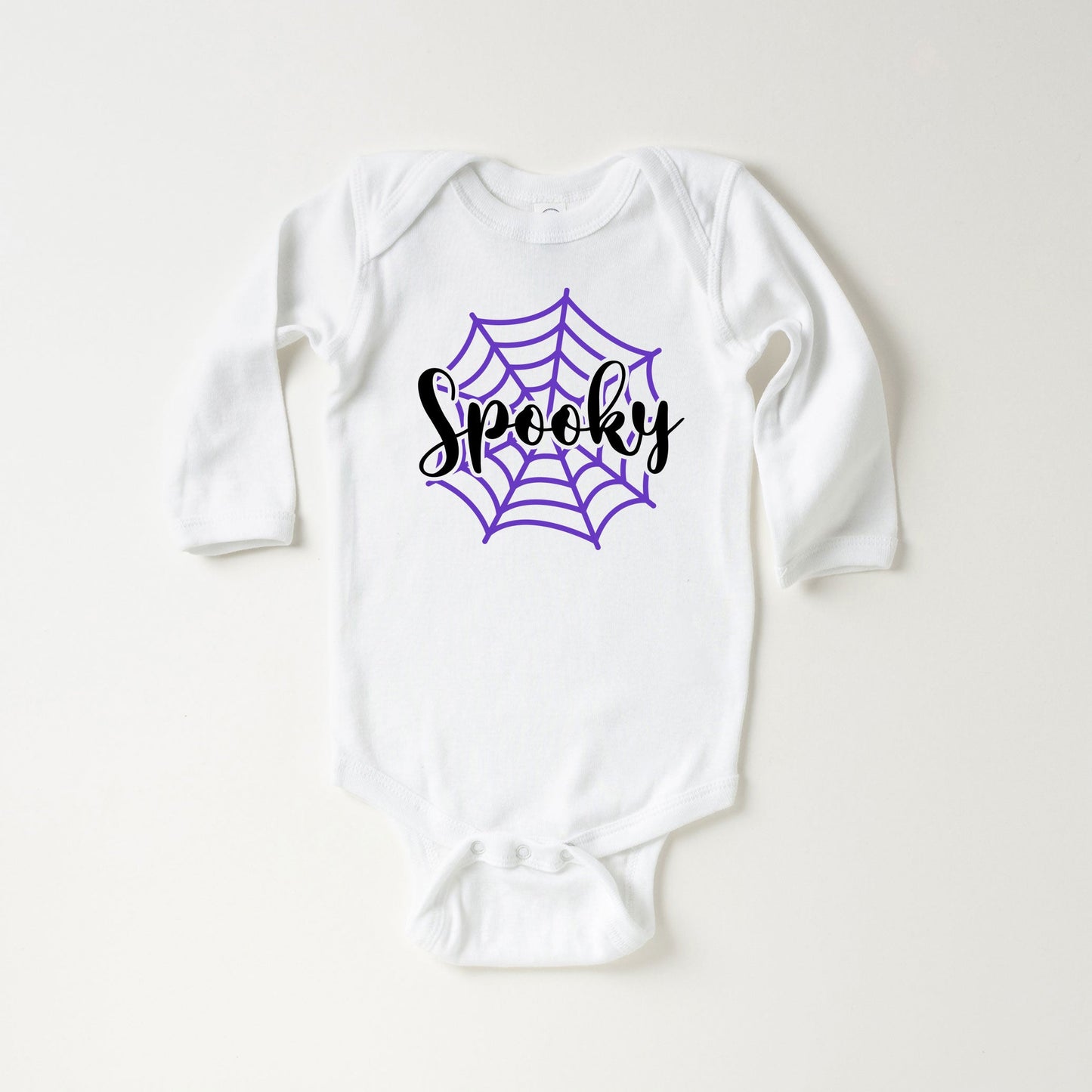 Spooky Web | Baby Graphic Long Sleeve Onesie
