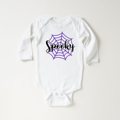 Spooky Web | Baby Graphic Long Sleeve Onesie