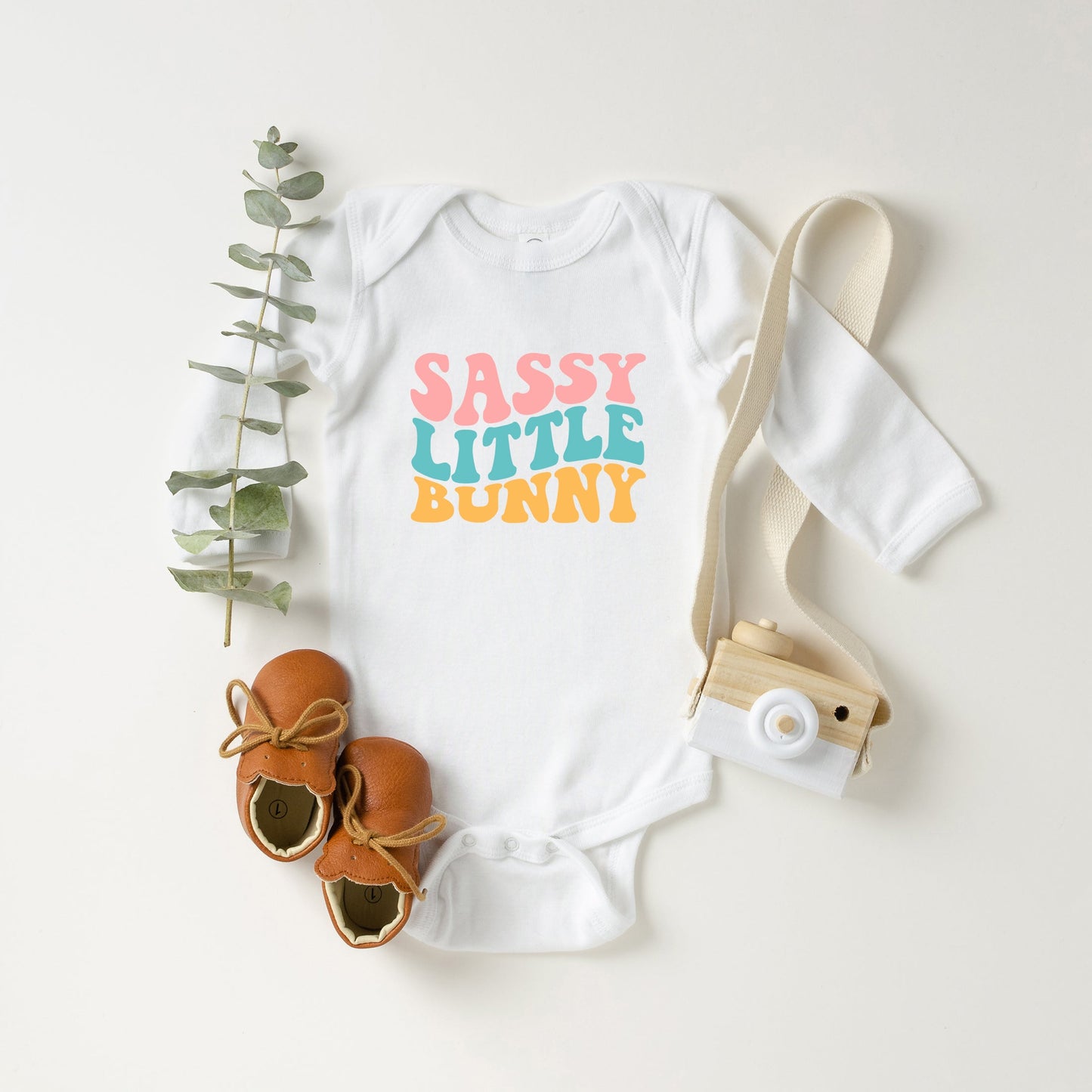 Sassy Little Bunny | Baby Long Sleeve Onesie