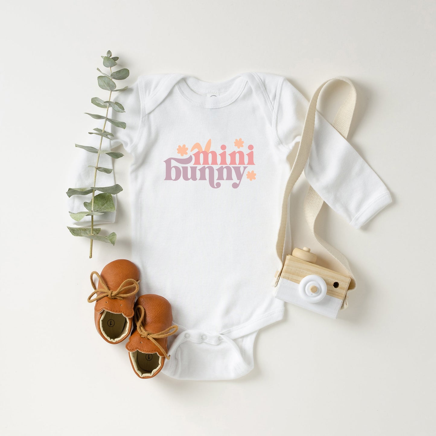 Mini Bunny | Baby Long Sleeve Onesie