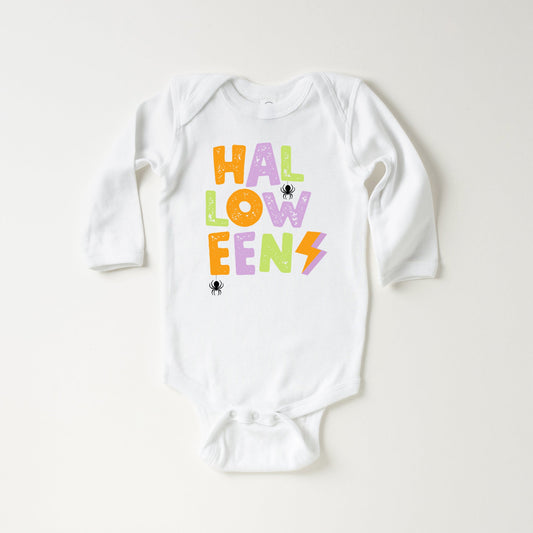 Halloween Lightning Bolt Colorful | Baby Long Sleeve Onesie