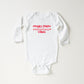 Chunky Valentine And Valentine Vibes | Baby Long Sleeve Onesie