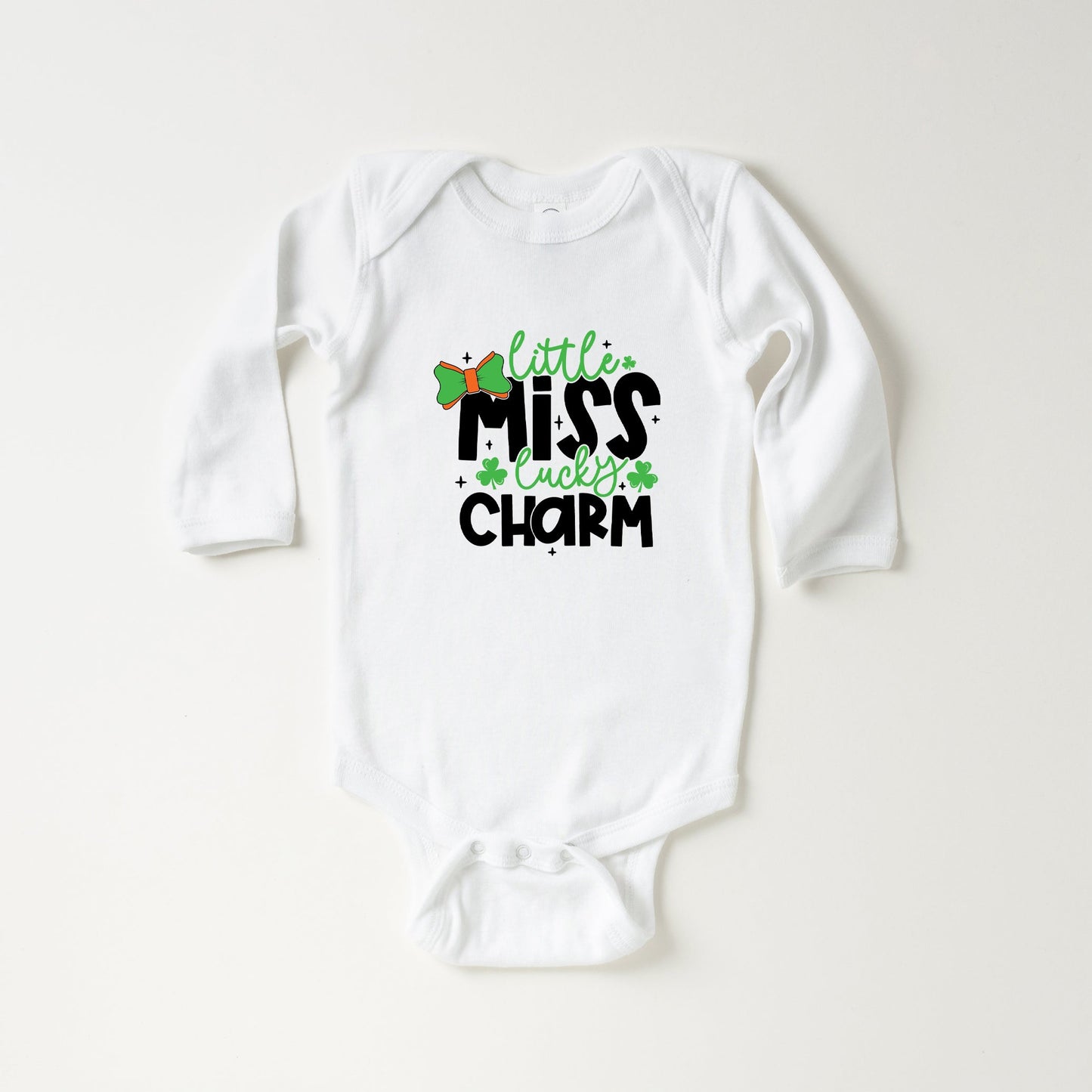 Little Miss Lucky Charm | Baby Long Sleeve Onesie
